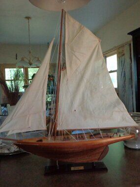 PENDUICK 1898 Model Sailboat Assembled Wood See Listing